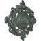 Ekena Millwork Katheryn Ceiling Medallion, Hand-Painted Athenian Green Crackle, 22 1/2"W x 30 3/8"H x 1 1/2"P CM30KTAGC - alternate 5